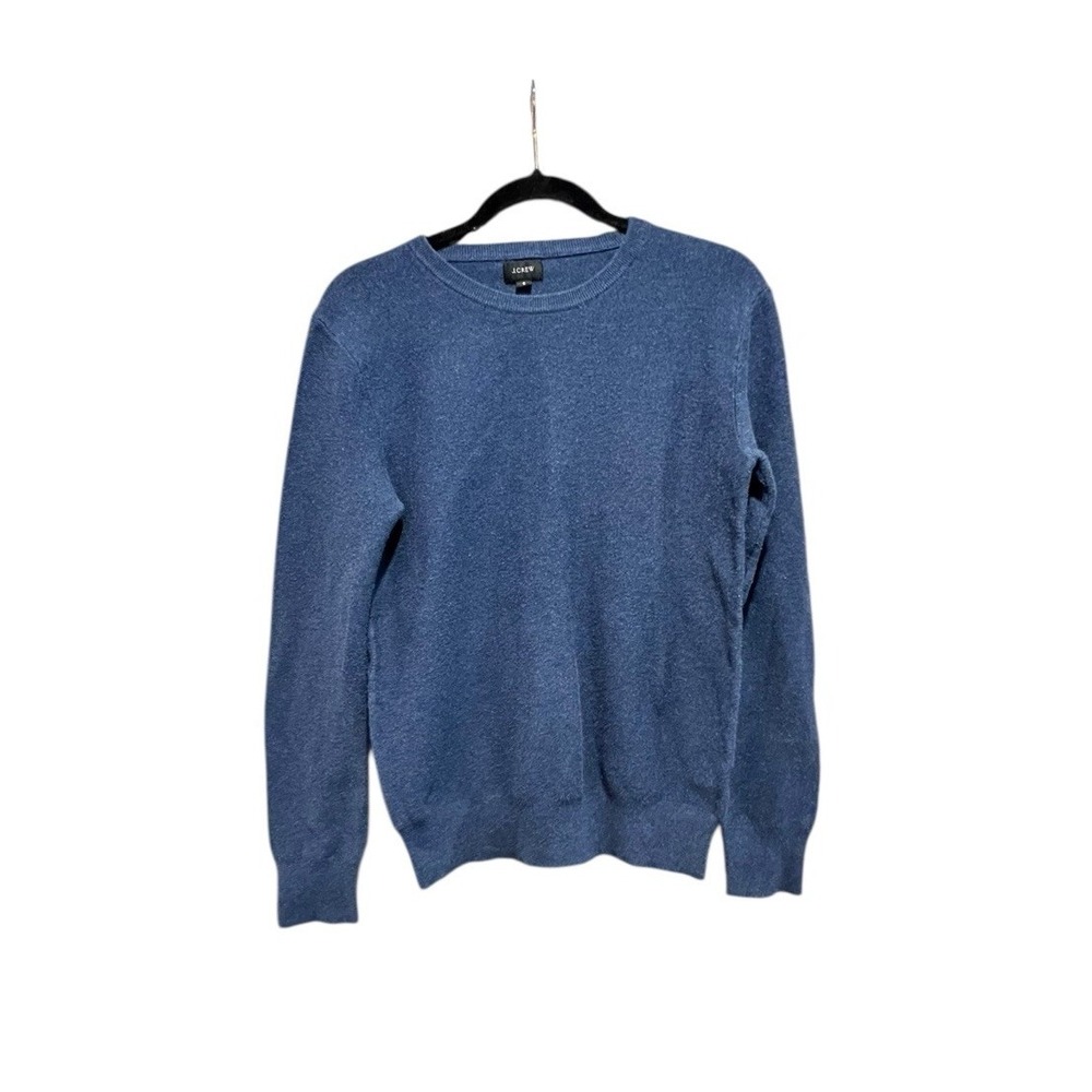 J. Crew Sweater Mens‎ Small Blue Pullover 100% Cotton